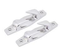 aqxreight Boat Bow Chocks 3 Holes 6 Inch 152mm Stainless Steel Boat Cleats Marine Grade 316 Left Right Fairlead Dock Mooring Cleats for Yacht Deck and Dock