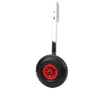 aqxreight Boat Launching Wheel, Heavy Duty Stainless Steel Transom Dolly with 600lb Load Capacity for Inflatable Boats Kayaks Sailboats