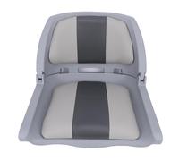 aqxreight Boat Padded Flip Seat, with Backrest Premium Soft Padded Fold Down Boat Chair Marine Grade PVC Leather Comfortable Foldable Seat for Sightseeing Boats Kayaks Jon Bass