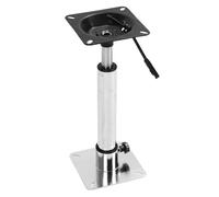 aqxreight Boat Seat Pedestal Base Mount Kit Stainless Steel Adjustable Height 400 500mm Thread Rotatable 360 Degrees for Yachts Ships Pontoon Bridge Deck Universal Product