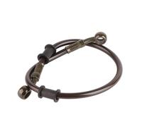 aqxreight Brake Clutch Oil Hose Line Pipe 90cm Direct Fit for Motocross Enduro Motorcycles Reinforced Braided Steel with 10mm 28° Banjo Bolts Universal Compatibility Improves Braking (500mm)