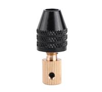 aqxreight Brass Aluminum Alloy Drill Chuck 1/8 Inch Universal Chuck for Electric Cordless Drills 0.3mm 3.4mm Three Jaw Head Replacement