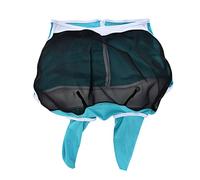 aqxreight Breathable Horse Mask Universal Adjustable Elastic Fly Repelling Veil Cover ProtectorGreen L 80x114x45cm / 31.5x44.9x17.7in Sight Keeping Obstructing Smallest Out Can (S size (71*112*35cm))