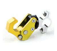 aqxreight Buckle Folding Hook Strong Bearing Aluminum Alloy Folding Hook for Motorcycle Scooter Bike Silver of Made Alloy with Manufactured The Making Process of Adopts Design (Gold)