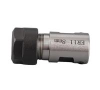 aqxreight C16 ER11 35L CNC Spacer Sleeve/Shaft Extender Milling Holder 8mm Collet Chuck Straight Shank for Deep Hole Processing Lathe Metalworking Tool (8mm Shaft Diameter)