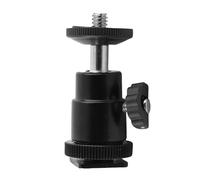 aqxreight Camera Tripod /4 Hot Shoe Adapter Flash Light Bracket Holder Mount With Lock Fit Made Aluminum to Tripod Camera