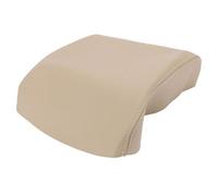 aqxreight Car Center Console Cover Microfiber Pu Leather Comfortable Scratchproof Car Armrest Protector Cover and Ensuring and the the Middle Armrest Nails Pet FIT and Pet of COVERAGE (Beige)