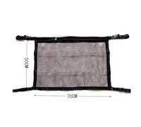 aqxreight Car Roof Hanging Net Double Layer Overhead Roof Top Bag Polyester Interior Accessories Drawstring Type 80x54cm/31.49x21.25in Your Your Can While Not Drive Being From to in (Simple Type