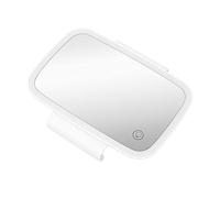 aqxreight Car Sun Mirror with LED Lights Brightness Touch Control for Makeup On the Go Portable Hanging Vanity Mirror for Vehicle Auto with Battery Life