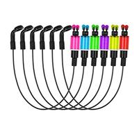 aqxreight Carp Fishing Swinger Fishing Bite Indicator for Bite Alarm Carp Tool Line Stainless Adjustable Chain Rubber Glow You High Visibility (not a for Inside Swingercarp (Green)