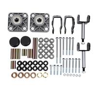 aqxreight Cart Front End Repair Kit Precedent | King Pin Bushing Kit, Aluminum Alloy Hub, Metal Kingpins, Wearproof Bushings, Course Use, Precedent Fit