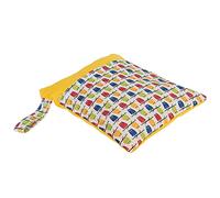 aqxreight Cartoon Pattern Wet Dry Diaper Bag Cute Travel Portable Diaper Nappy Storage Bag#2 for Other Wet Snap for One is Baby The Storage BagWet Dry (Colorful cat)