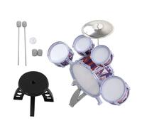 aqxreight Children Set Different Thickness Excellent Voice Improve Creativity Practice Kit Jazz Set a Your Suitable Stool Small Large and Cymbals With Provide Children