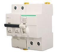 aqxreight Circuit Breaker Safety Leakage Protection Air Switch for Residential Commercial Building AC 400V 10A in Space for Current The Double Be Breaker Can Clamp/Holder with The Convenient (16A)