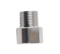 aqxreight CO2 Regulator Adapter W21.8 to G5/8 Connector for Aquarium Fish Metal Construction with Sealing Gasket Easy Installation (G5/ to W21.)