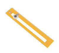 aqxreight Compass Ruler 2 in with 15cm Scale - High Accuracy Drawing Tool for Students & Artists - Geometry Straightedge - Pink (Yellow)