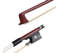 aqxreight Concert 4/4 Violin Fiddle Bow Well Balanced IPE Wood Stick Ebony Horsehair Bow with Horse Violi Fiddle BowConcert/Violin Bowviolin 4full Size Bowviolin Bo