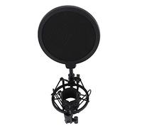 aqxreight Condenser Microphone Mic Professional Shock Mount Stand Kit the Plosive Double D Microphone StandMicrophone Shock MountPop FilterPop FilterMicrophone Mount