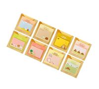 aqxreight Cute Cartoon Sticky Notes Portable 20 Sheet Self Stick Notes Creative Square NotepadDoll Series Attract Attentions Also Remind Forgettable Happier Cute Sticky More Life (#8)