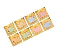aqxreight Cute Cartoon Sticky Notes Portable 20 Sheet Self Stick Notes Creative Square NotepadDoll Series Attract Attentions Also Remind Forgettable Happier Cute Sticky More Life (#6)