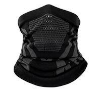 aqxreight Cycling Face Cover Neck Gaiter Breathable Stretchable Moisture-wicking Warm Windproof Sun Block Hiking Climbing Running Let Breathe Use While You Wearing and From Polyester