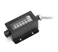 aqxreight D94-S 6 Digit Mechanical Pulling Counter Resettable Punch Press Tally Device for Industrial Machinery Sports Equipment