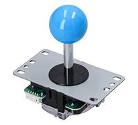 aqxreight Delay USB Encoder & 8 Way Joystick Kit for PC Gaming - Compact DIY Game Controller with Plug and Play Design for XP/7/8/10, MAME, Fight Stick (Blue)