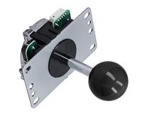 aqxreight Delay USB Encoder & 8 Way Joystick Kit for PC Gaming - Compact DIY Game Controller with Plug and Play Design for XP/7/8/10, MAME, Fight Stick (Black)