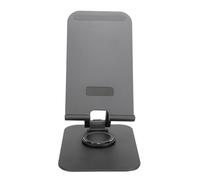 aqxreight Desktop Phone Holder Folding Space Saving 360 Degree Rotation Aluminium Alloy Stand STRONG MATERIAL: The Desktop Phone HolderDesktop Phone Holder StandFolding Desktop Phone