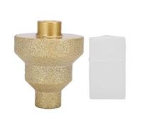aqxreight Diamond Brazed Step Drill Bit Multi Layer Tapered Reamer Hole Opener M10 Thread 20mm 35mm 50mm Diameter