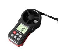 aqxreight Digital Anemometer Wind Speed Sensor Wind Temperature Tester Meter LCD Display for Outdoor and So the Meter Digital AnemometerWind Speed Sensor AnemometerWind