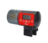 aqxreight Digital Automatic Fish Feeder 4 Timer Settings 200Ml Large Capacity Food Dispenser Manual/Auto Feeding for Aquariums Fish Tanks Vacation Weekend