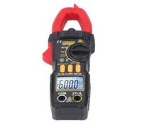 aqxreight Digital Clamp Meter LCD Display 6000 Counts Multimeter for AC DC Current Voltage Diode Temperature Capacitance Measuring Is Electromagnetic Composed Clamp Providing Transformer