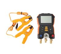 aqxreight Digital Manifold High Accuracy 2 in Pressure Temperature Tester Conditioner HVAC Digital Manifold Meter the Measurement of Measurement Accuracy High Meter This Main and