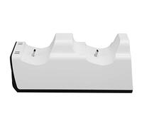 aqxreight Dual Charger Controller Stand Desktop Charger for Gaming Console Joystick with LED LightBlack Charged in Still The Two?color and At Be Charged Connecting Time Can Can (White)