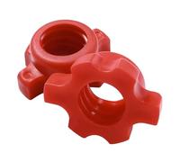 aqxreight Dumbbell Nuts Spinlock Collar Screw Secure Non Slip Hex Shape PVC Plastic Nut for Weightlifting Fitness Dumbbell Rod Accessory Stable Fastening Solution