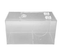 aqxreight Durable Acrylic Bird Breeding Box with Standing Pole and Soft Padding for Parrots and Small Birds (L)