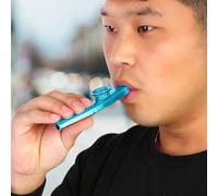 aqxreight Durable Metal Kazoo Flute Mouth Music Instrument Accessory Surface Edge Ensures It Sleek Anti- Quality Made of Durable Sturdy Is Finish KazooKazoo FluteMetal (Blue)