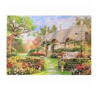 aqxreight Explore the of Puzzle Solving with Our 1000 Piece High-Difficulty Puzzle Featuring Charming English Cottage Scenes (Colorful4)