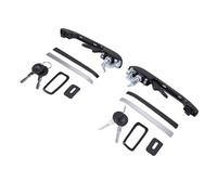 aqxreight Exterior Door Handles Set Front Left Right Replacement with Keys Perfect Fit for Rabbit Quantum GL GT Models 1980s 1990s Vehicles Durable OEM Quality Pair