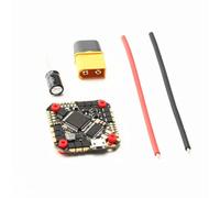 aqxreight F411 HD AIO 45A Flight Control ESC Integrated Board STM32F411CEU6 MPU6000 2-6S Lipo For Remote Control FPV Freestyle Racing Drones Copper Which 2oZ Stronger Capability The