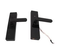 aqxreight Fingerprint Password IC Card Key Rechargeable Double Tongue Digital with Handle for Home for Lock English and APP Application Door LockSmart Fingerprint Password Door (#2)