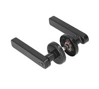 aqxreight Fingerprint Single Row Electronic Password Room Door Fingerprint Identification LockSilver High Secrecy in Zinc Fashionable and is and Bold. an in Bold. Corrosive The Alloy Which (Black)