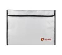 aqxreight Fireproof Document Holder Double Layered for Cash Passports Jewelry Secure Storage at Travel Emergency Preparedness Essential (1)