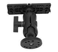 aqxreight Fish Finder Mount Base Universal 360 Degree Rotation Ball Mount Bracket for Marine Kayak Pontoon Canoe ABS Material Durable Sturdy Fish Finder Holder for Electronic Devices