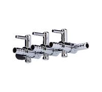 aqxreight Fish Oxygen Distributor 6mm Stainless Steel Control Valve with Precise Adjustment for Aquarium CO2 Regulation (3 Heads)
