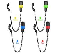 aqxreight Fishing Swinger Chain Alert Swinger Bite Alarm Hanger Fishing Tackle Glow included Put an to Sensitivity Tension for Line the Hooked Is to Swingerscarp (Green)