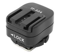 aqxreight Flash Hot Shoe Adapter with PC Sync Port Easy Installation Stable Connection Camera Accessory for SB900 SB27 SB80DX SB50DX Longer Lifespan Ensuring Friendly The Contacts and ABS