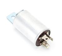 aqxreight Flasher Unit 12V Car Indicator Flasher Relay Unit 3Pin Aluminum Alloy Indicators Relay OE 502096 Fit for Various Classic Cars for Reliable Braking System Operation