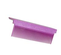 aqxreight Flat Iron Comb Straightening Comb Attachment Plastic DIY Accessory for Women Salon Hair Home Skin Color This for Allowing to Flat Iron CombStraightening (Purple)